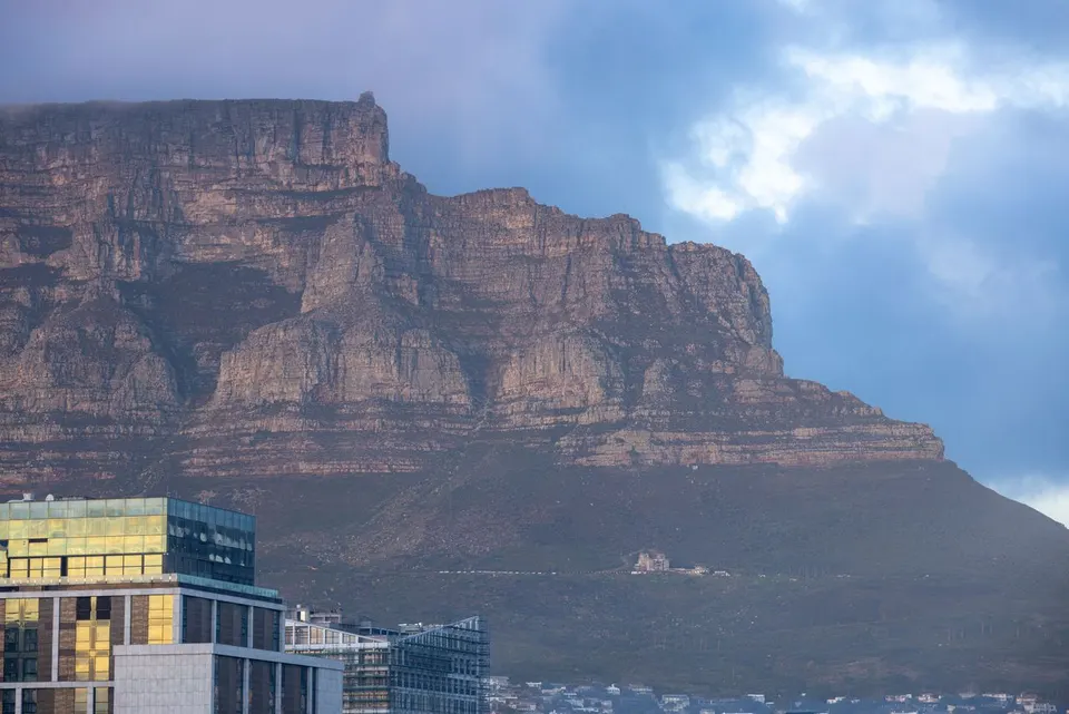 Table Mountain above Cape Town
